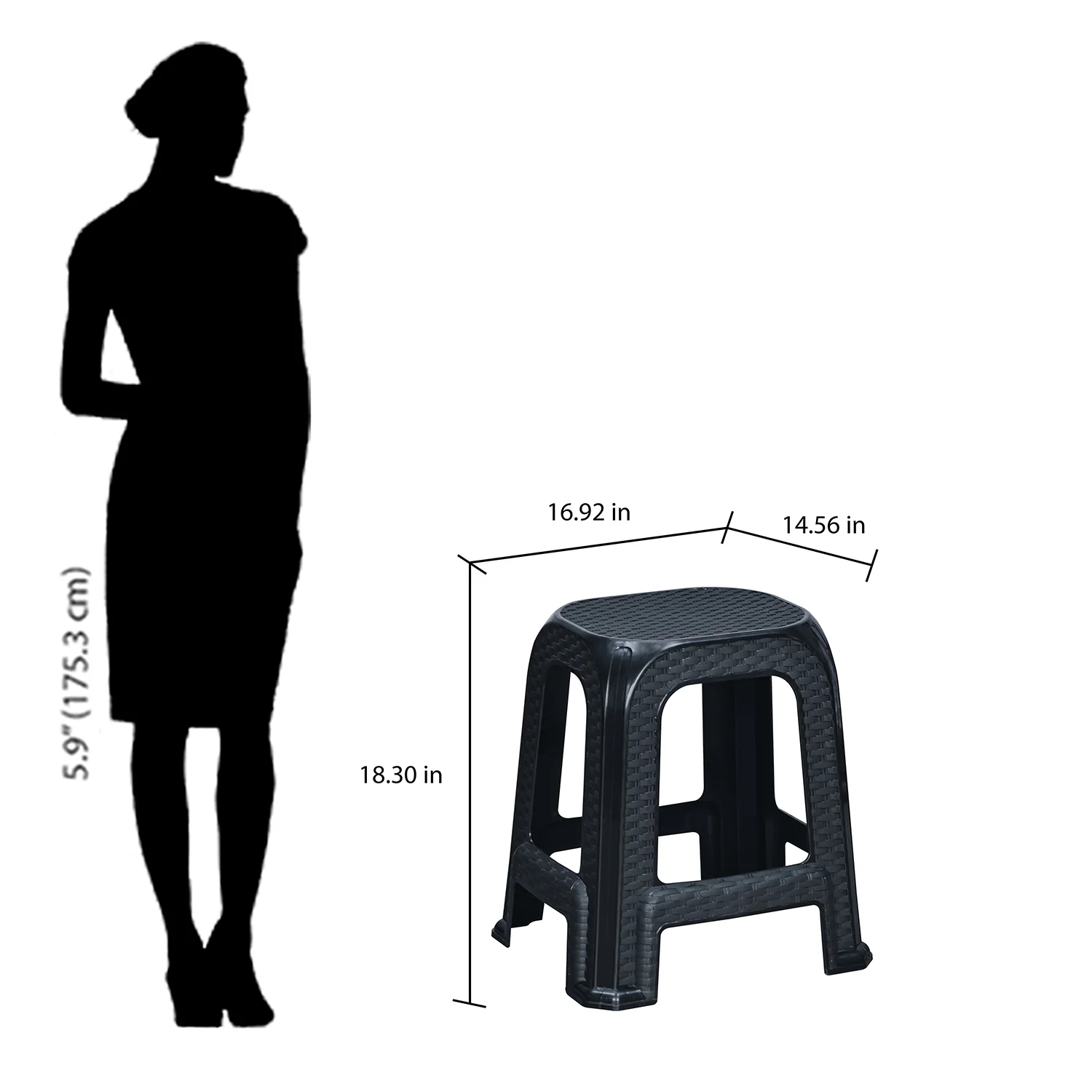 Nilkamal STL26 Plastic Stool - Image 26