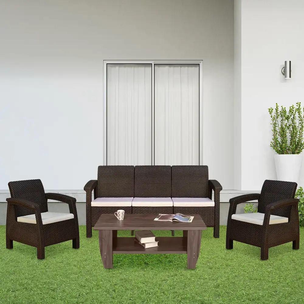 Nilkamal Goa Sofa Set with Cushion (3+1+1 Seater) - Image 3