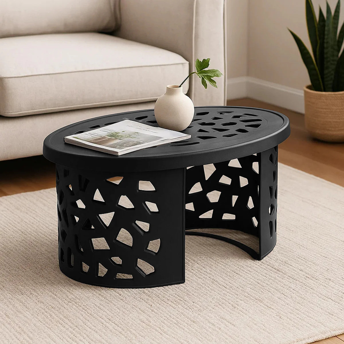 Nilkamal Crystal Plastic Centre Table - Image 77