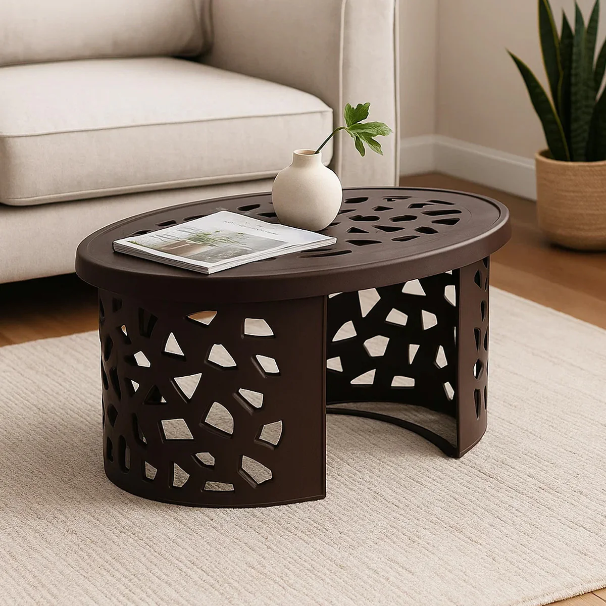 Nilkamal Crystal Plastic Centre Table - Image 78