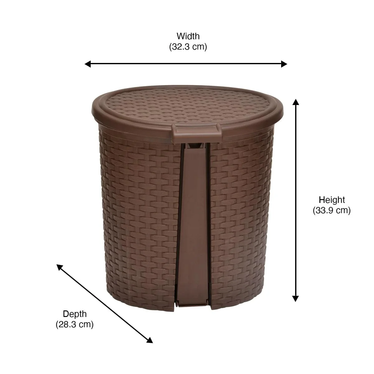 Nilkamal 12 Ltr Home Paddle Dustbin - Image 12