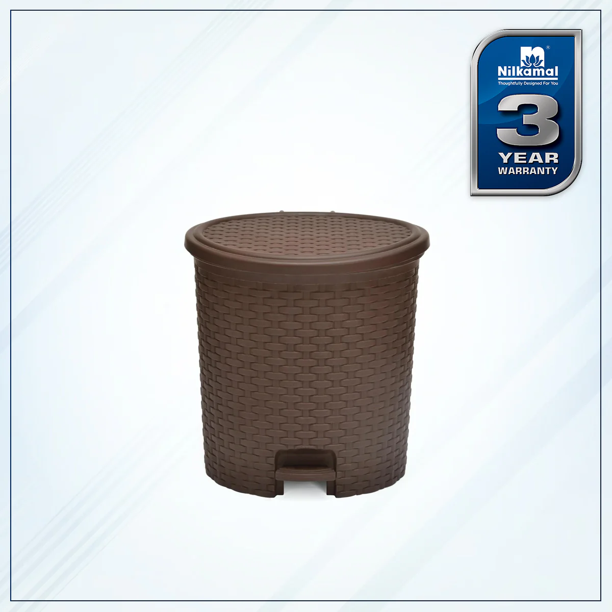 Nilkamal 12 Ltr Home Paddle Dustbin - Image 2