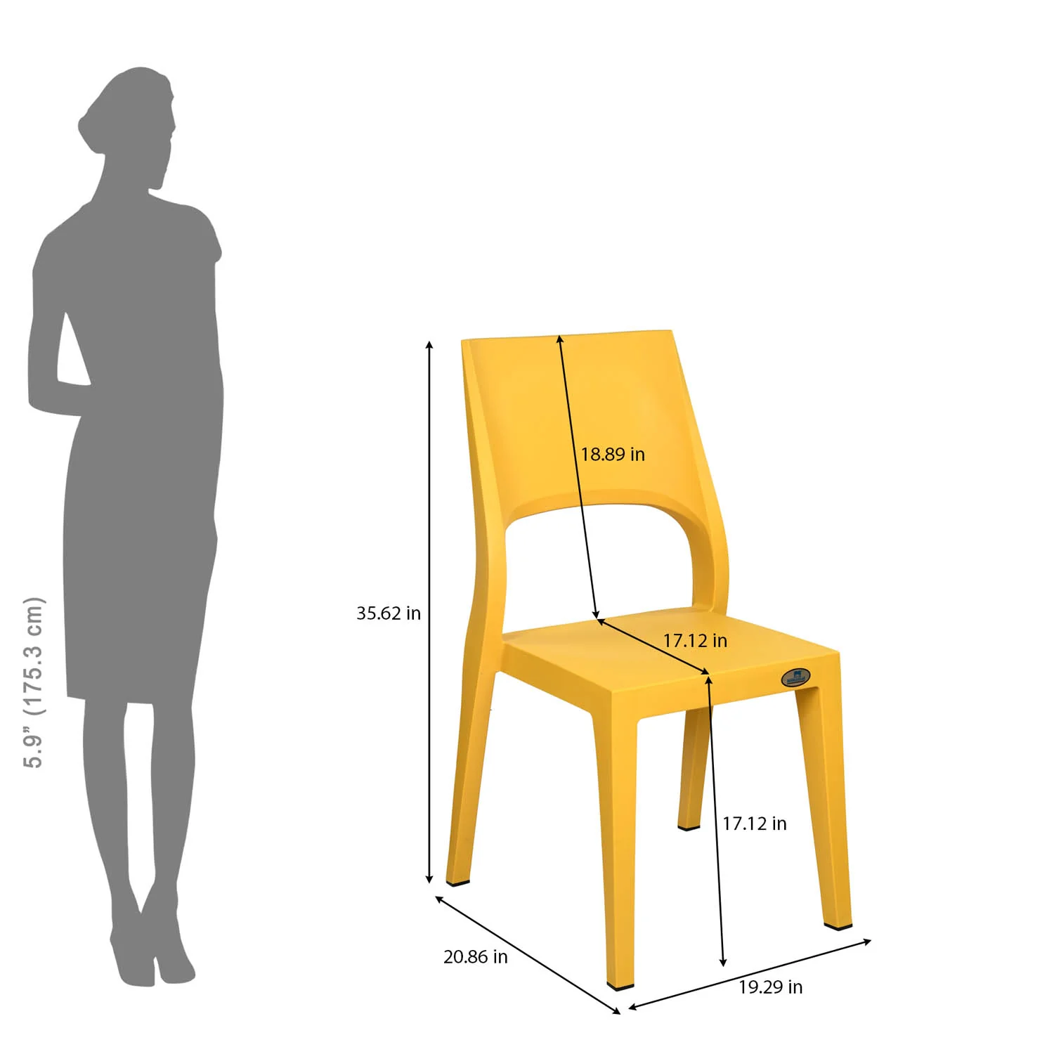 Nilkamal Ace Plastic Chair - Image 24
