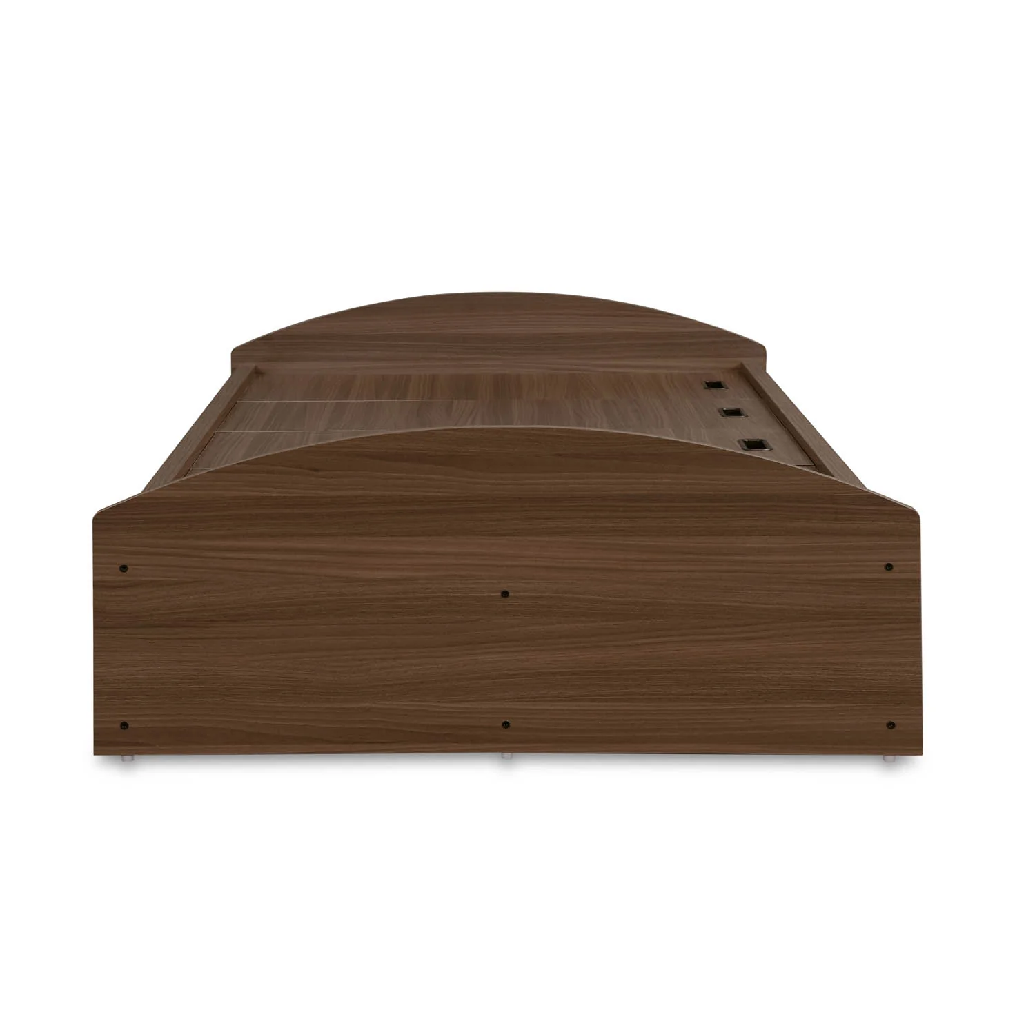 Nilkamal Addison Single Bed With Box Storage (Classic Walnut) - Image 5