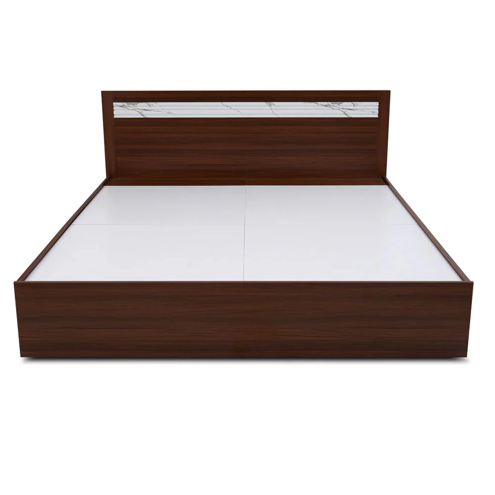 Nilkamal Akin Queen Bed without Storage (Walnut) - Image 7