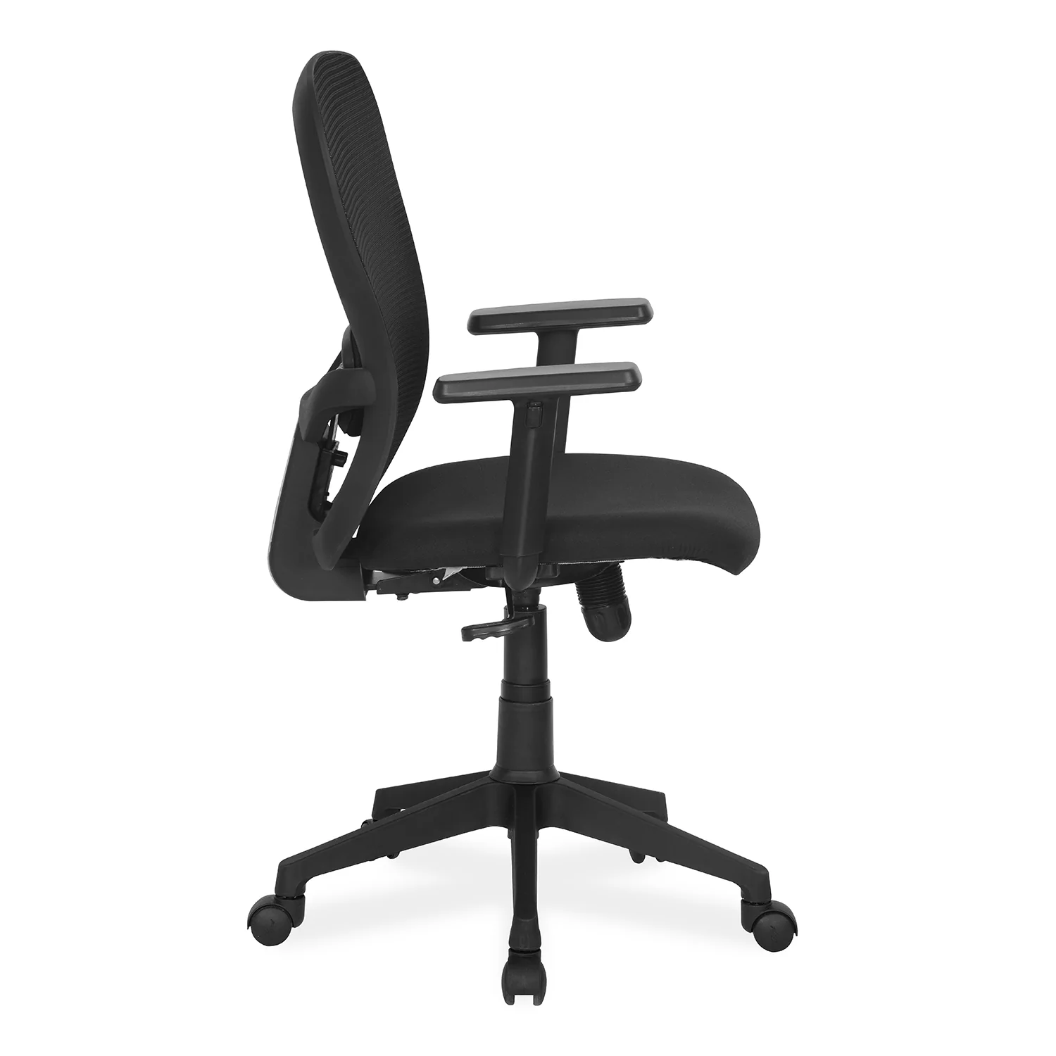 Nilkamal Alba Mid Back Office Chair (Black) - Image 3
