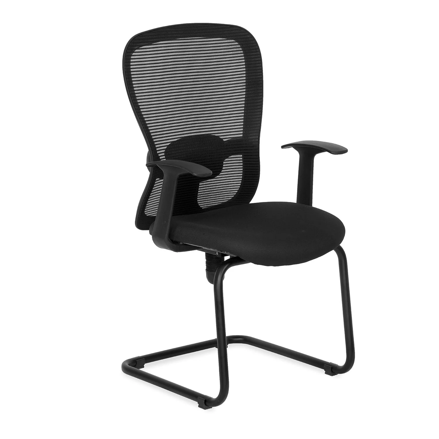 Nilkamal Alba Mid Back Visitor Chair (Black) - Image 10