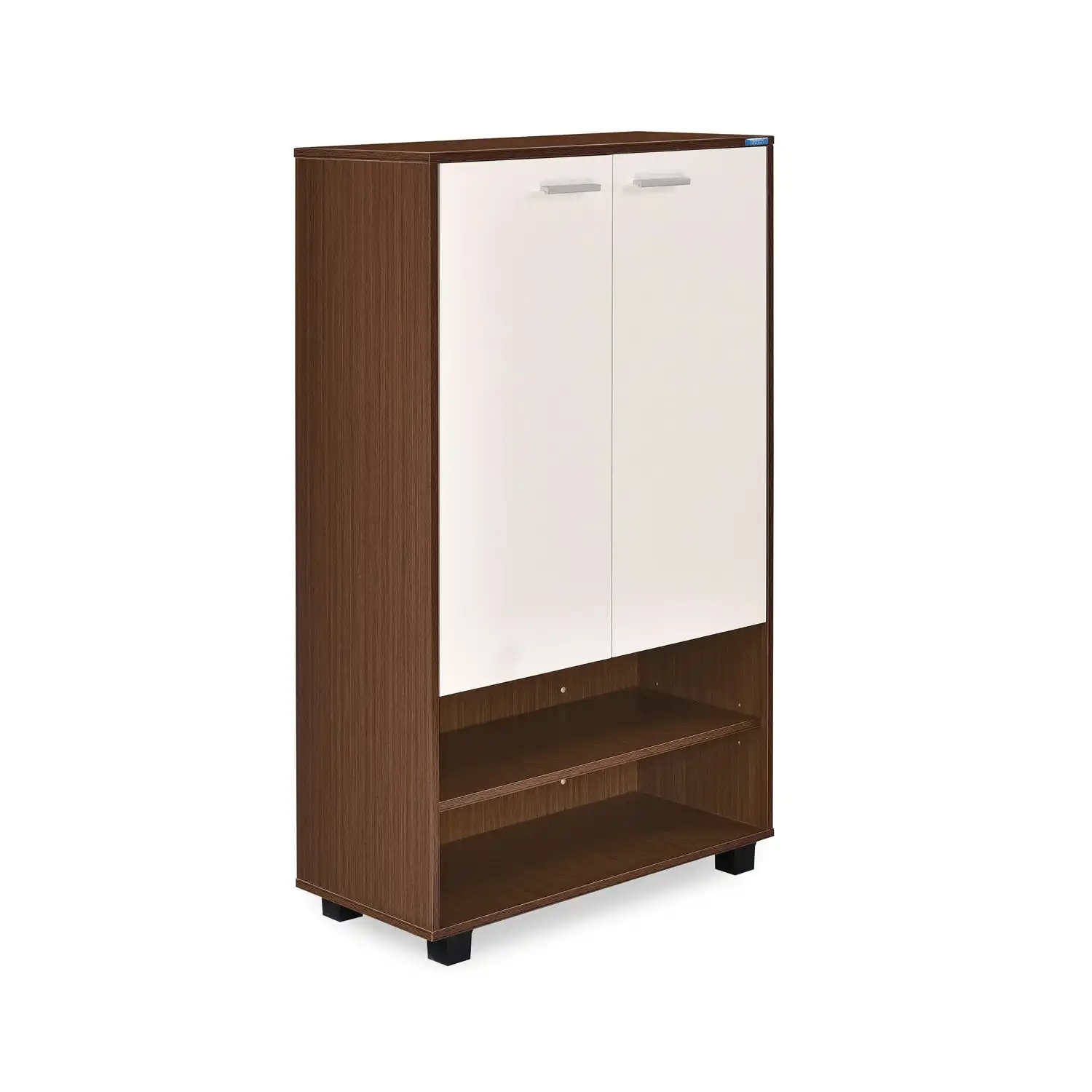 Nilkamal Ardor Shoe Cabinet (Oak/Frosty White) - Image 3