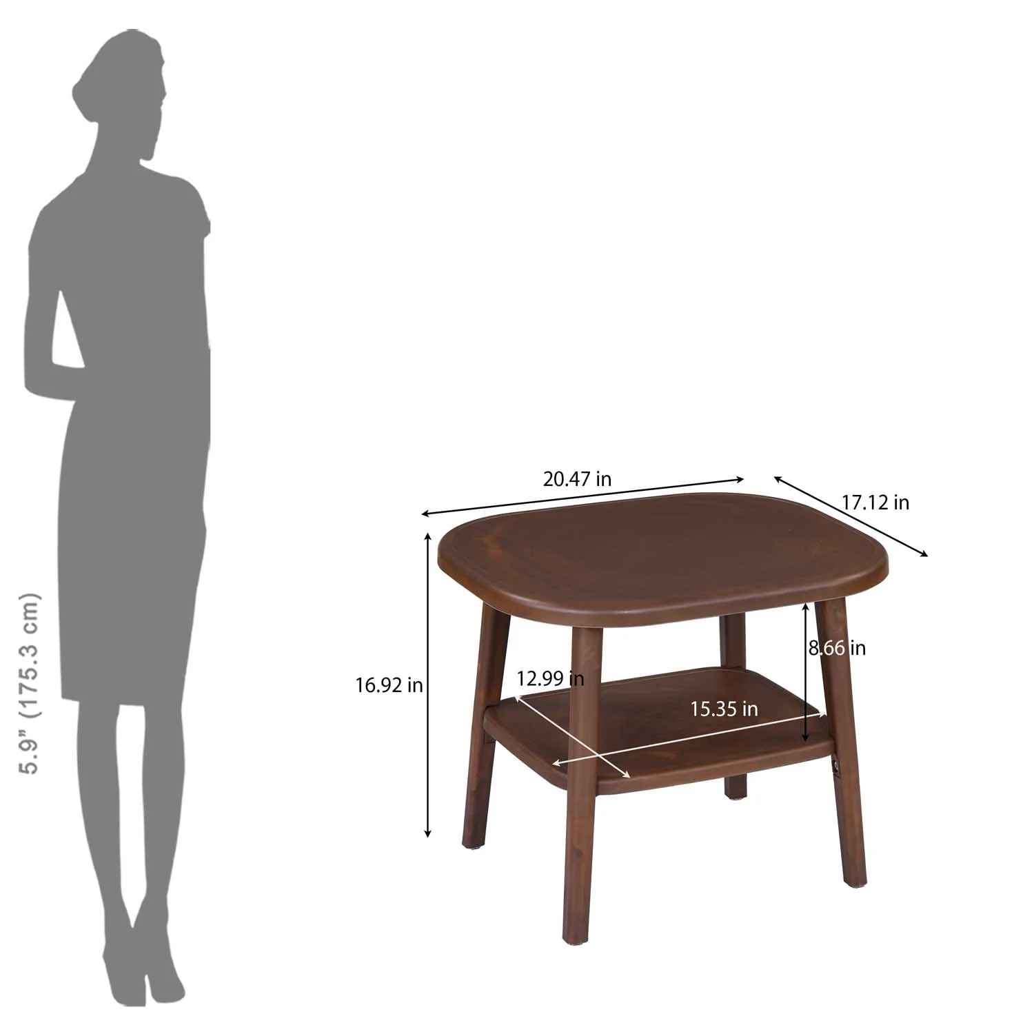 Nilkamal Arena Plastic Side Table - Image 24