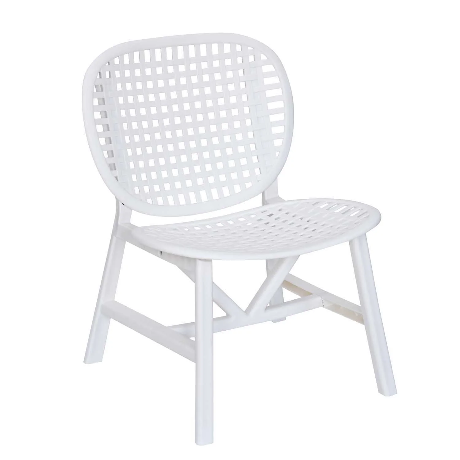 Nilkamal Arena Woven Style Plastic Chair without Cushion - Image 2