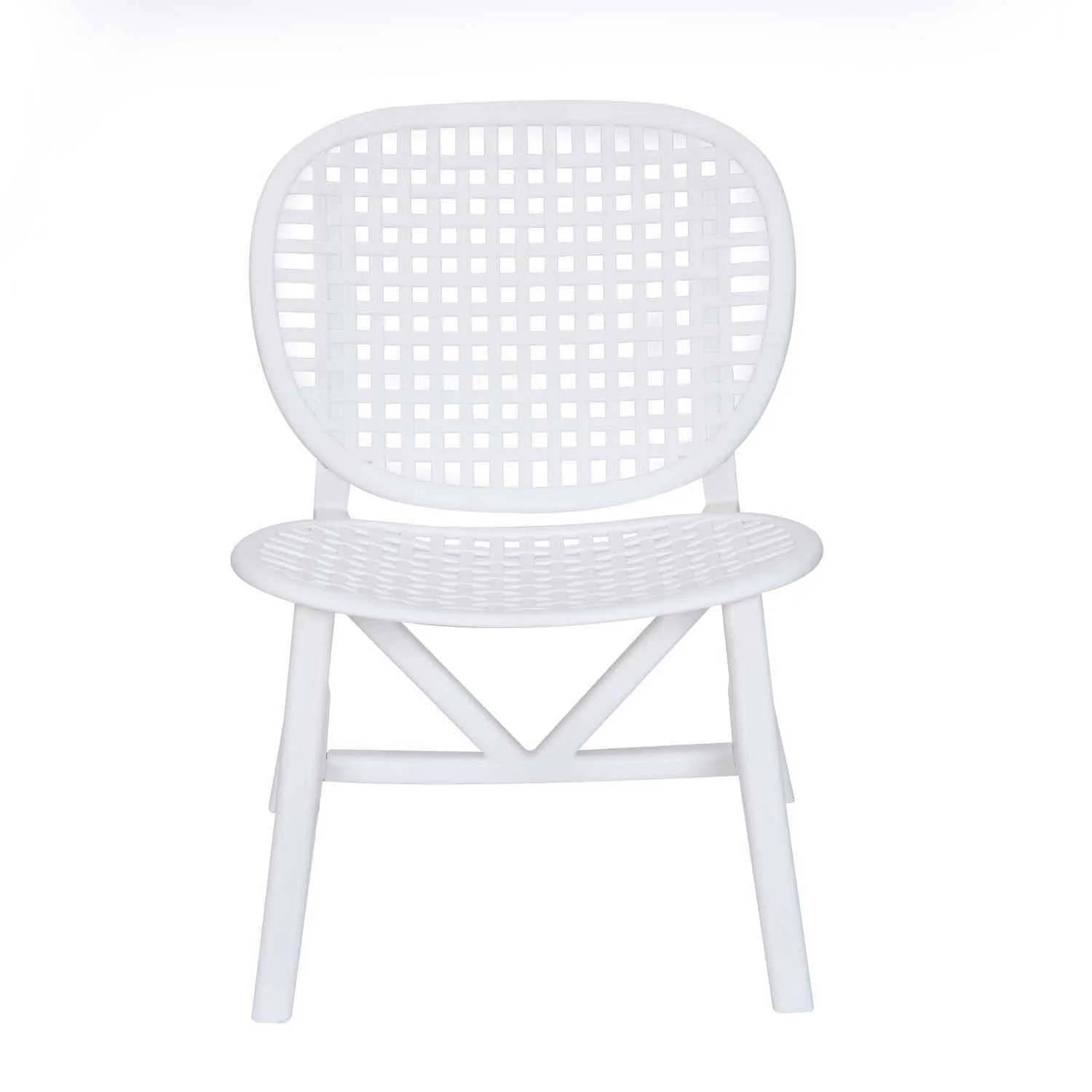 Nilkamal Arena Woven Style Plastic Chair without Cushion - Image 3