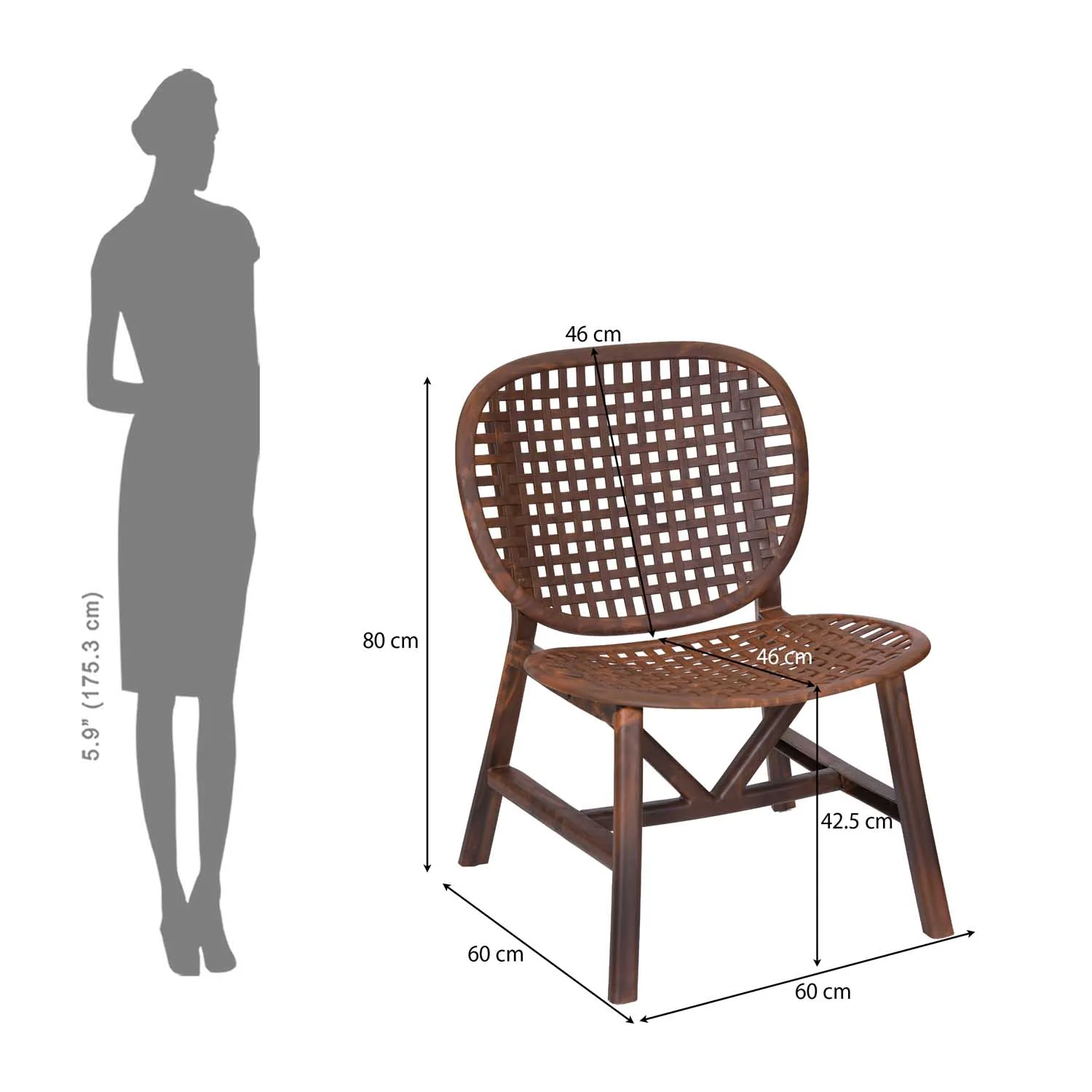 Nilkamal Arena Woven Style Plastic Chair without Cushion - Image 31