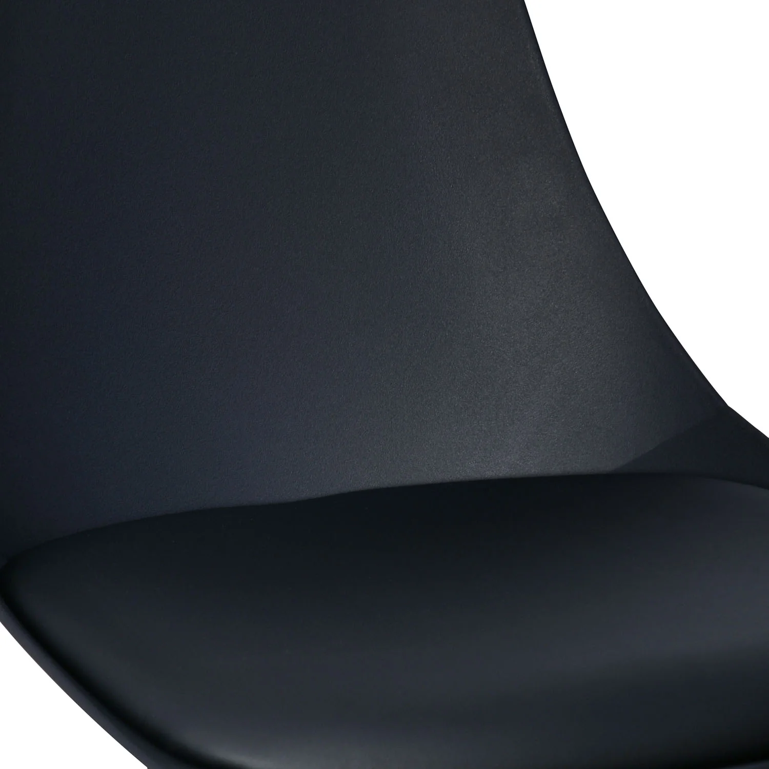 Nilkamal Aristo Leatherette Dining Chair (Dark Walnut / Black) - Image 7