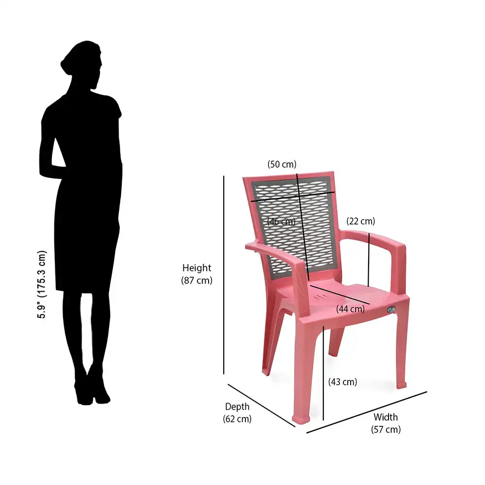 Nilkamal CHR2226 Plastic Arm Chair - Image 31