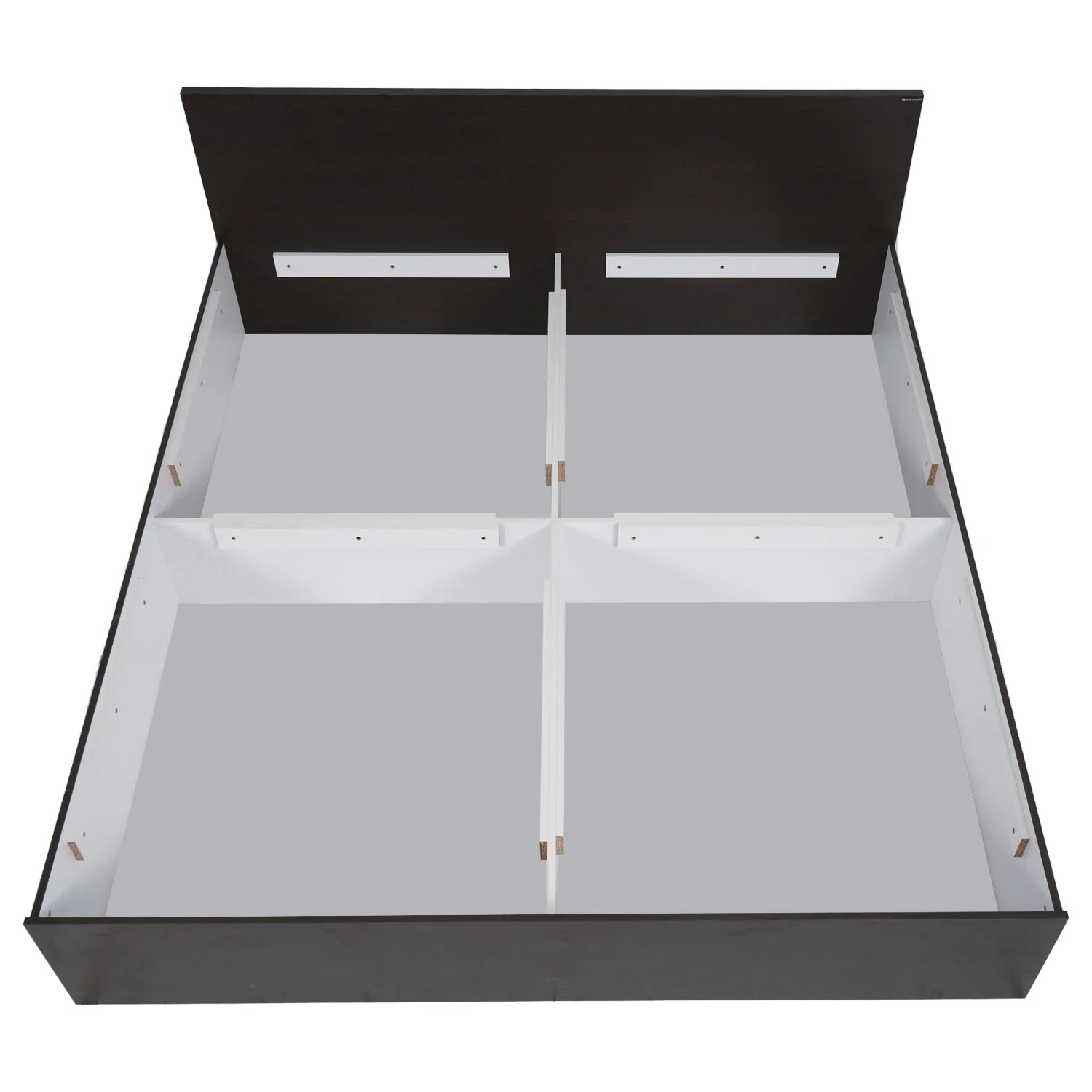 Nilkamal Arthur King Bed with Storage (Walnut) - Image 17