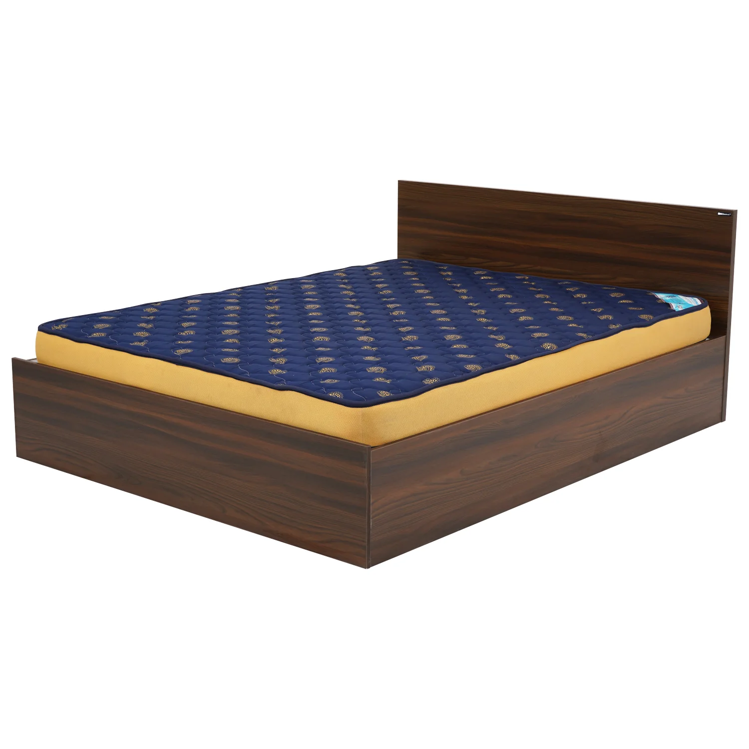 Nilkamal Arthur King Bed with Storage (Walnut) - Image 5