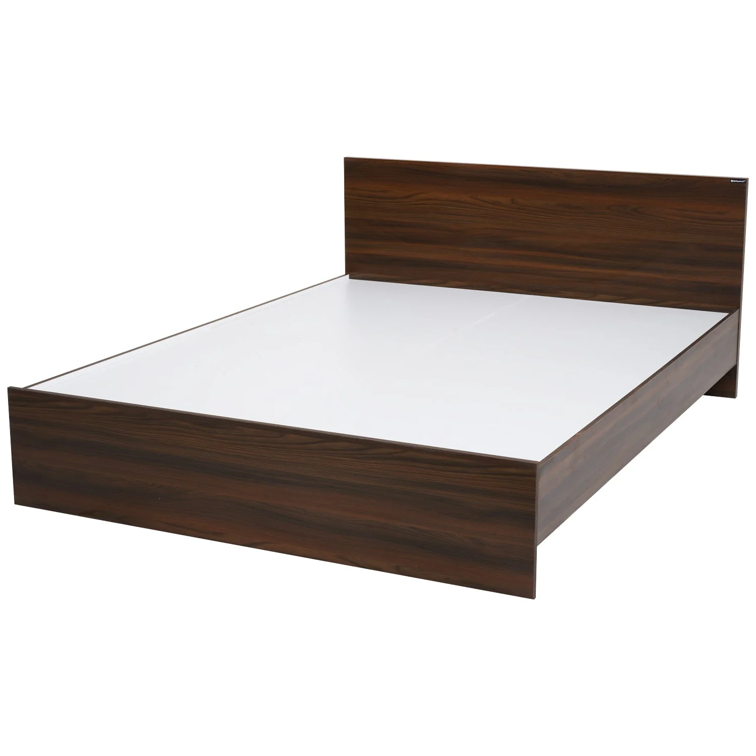 Nilkamal Arthur King Bed (Walnut) - Image 3