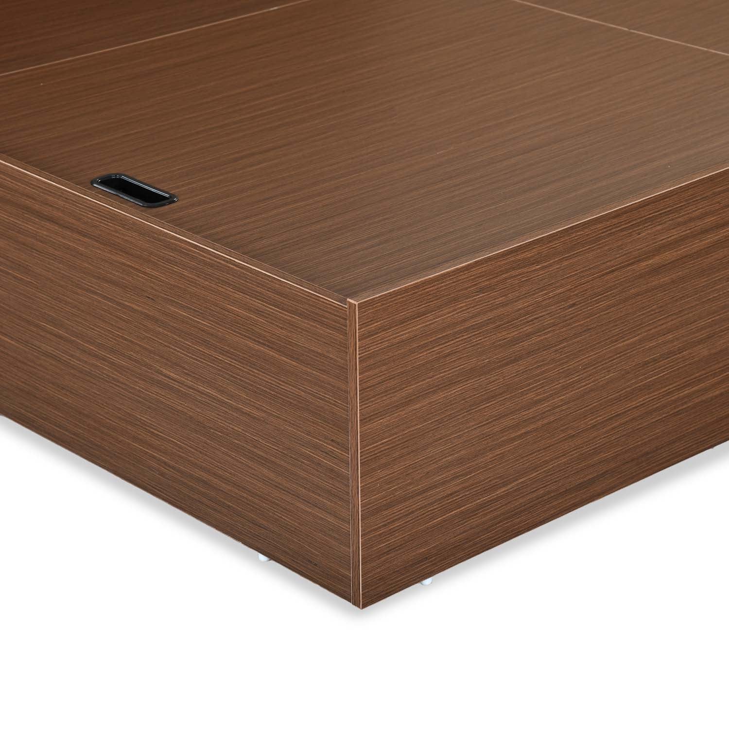 Nilkamal Arthur Plus King Bed With Storage (Legno Oak Dark) - Image 10