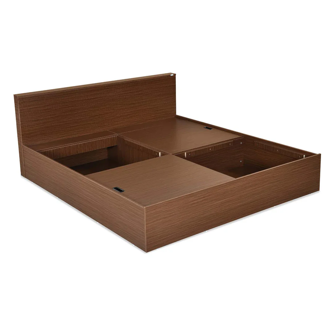 Nilkamal Arthur Plus King Bed With Storage (Legno Oak Dark) - Image 13