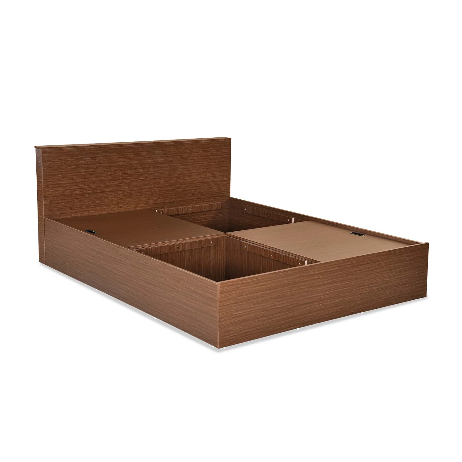 Nilkamal Arthur Plus Queen Bed With Storage (Legno Oak Dark) - Image 11