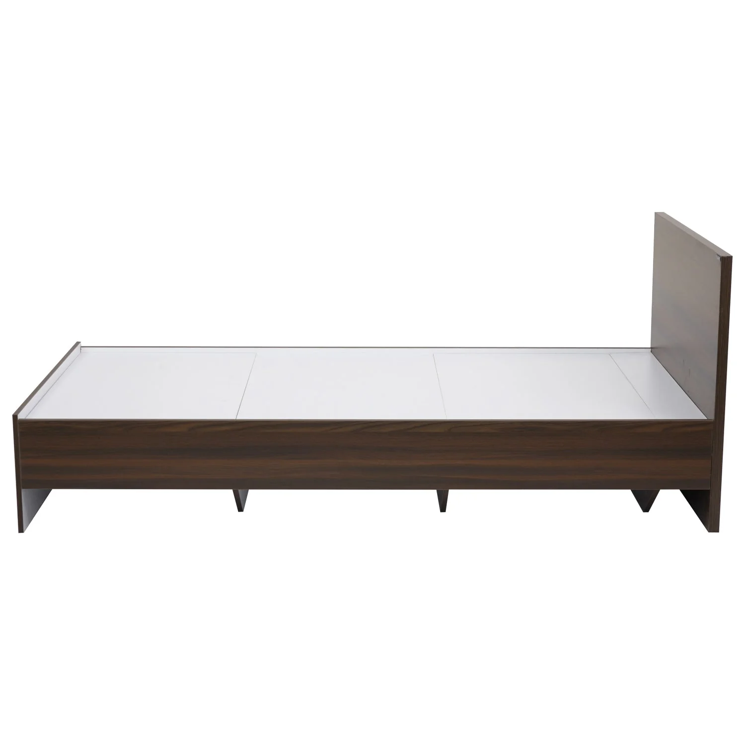 Nilkamal Arthur Single Bed (Walnut) - Image 4