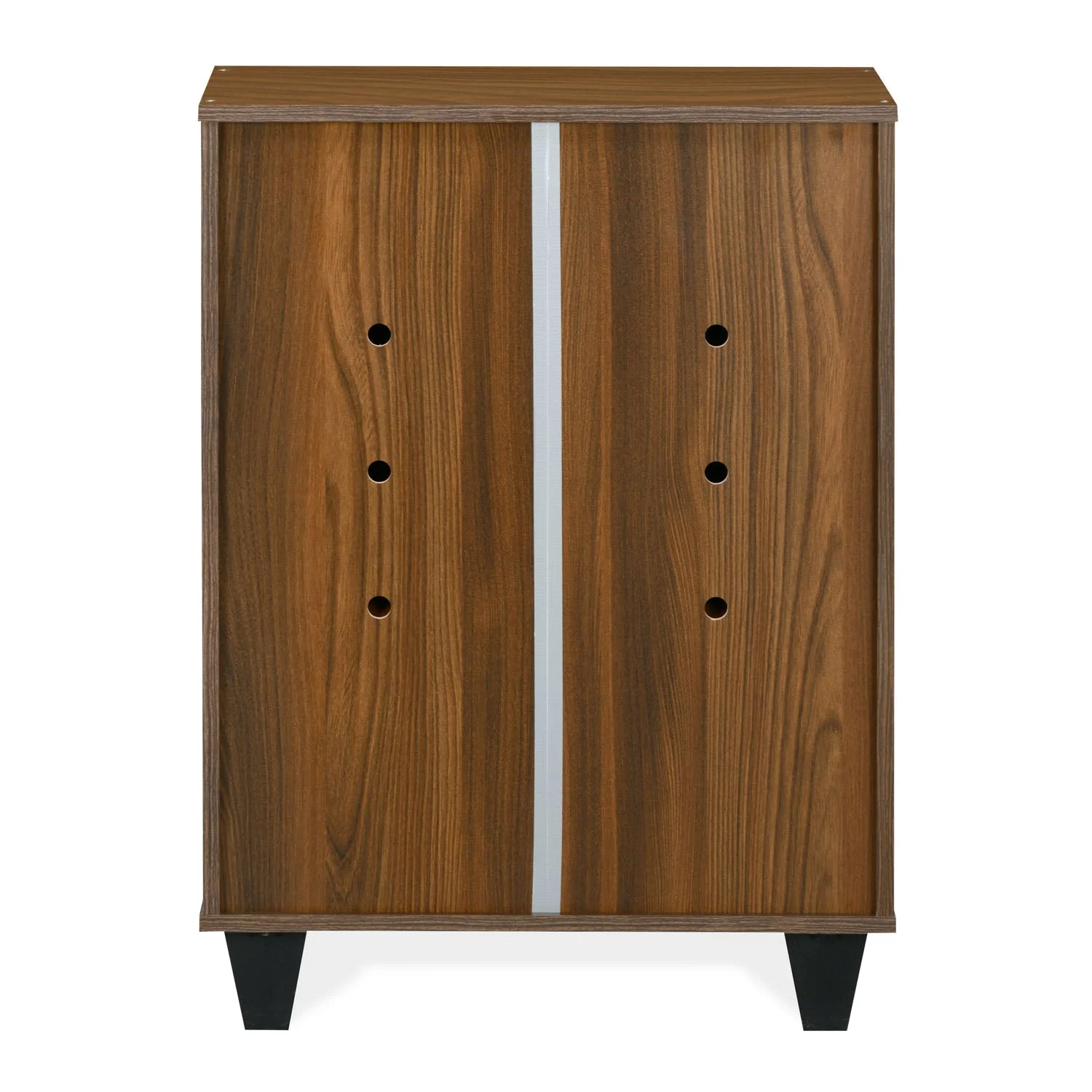 Nilkamal Astero Engineered Wood Shoe Cabinet (Walnut & White) - Image 5