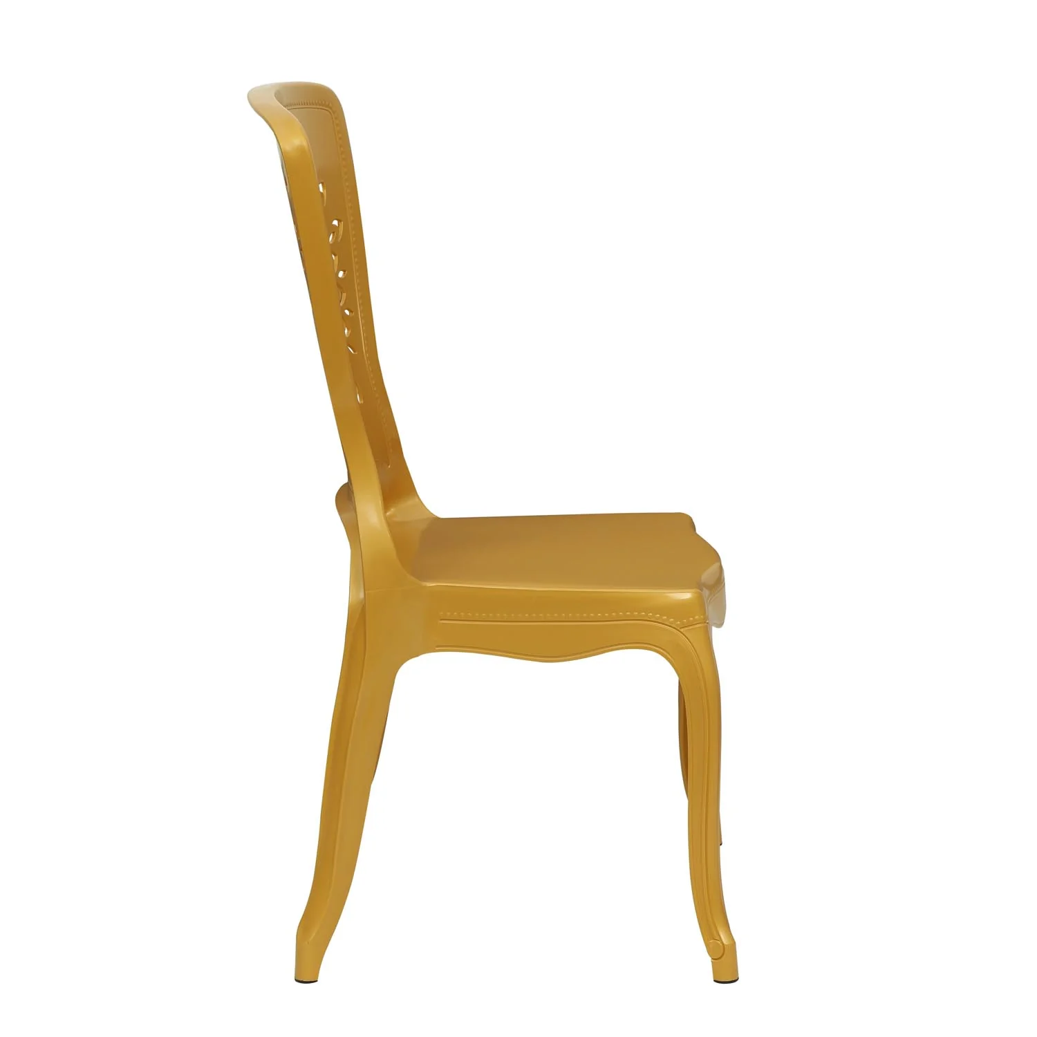 Nilkamal Aura Plastic Chair (Gold) - Image 4