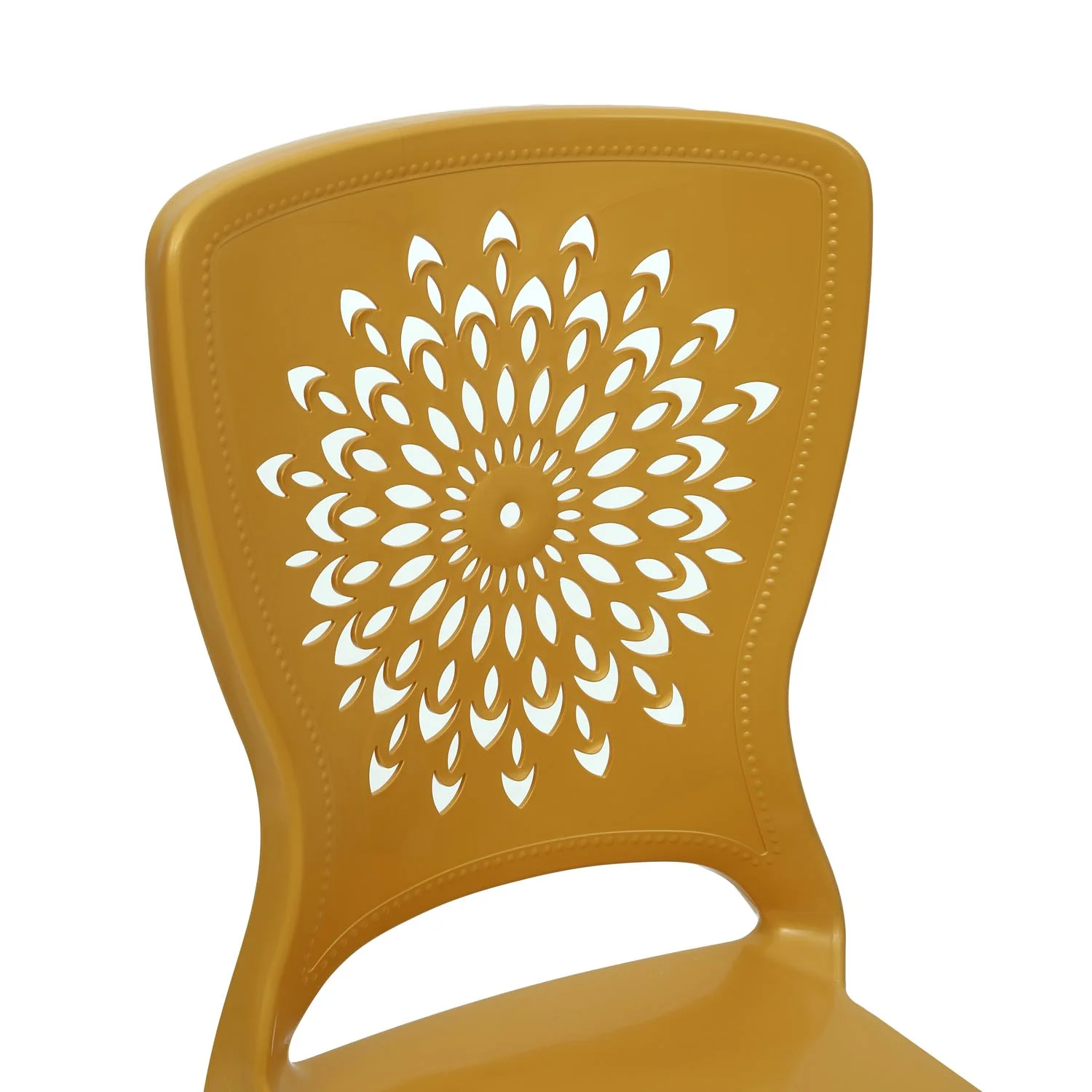 Nilkamal Aura Plastic Chair (Gold) - Image 7