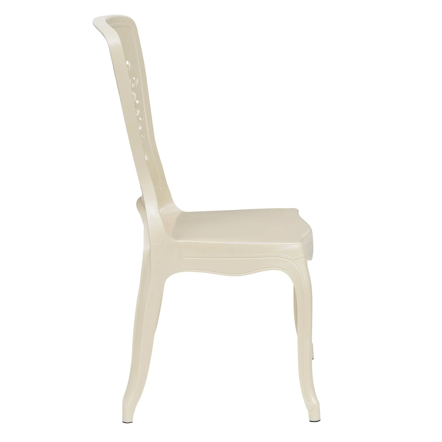 Nilkamal Aura Plastic Chair (Pearl White) - Image 4