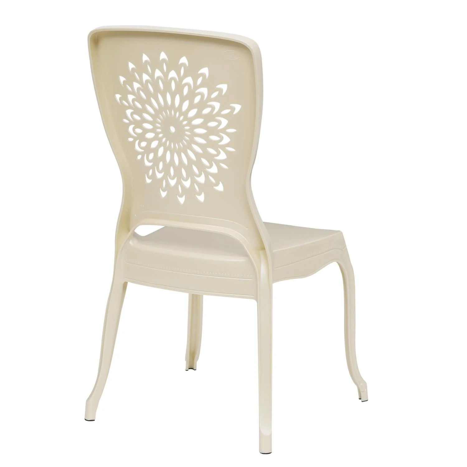 Nilkamal Aura Plastic Chair (Pearl White) - Image 5