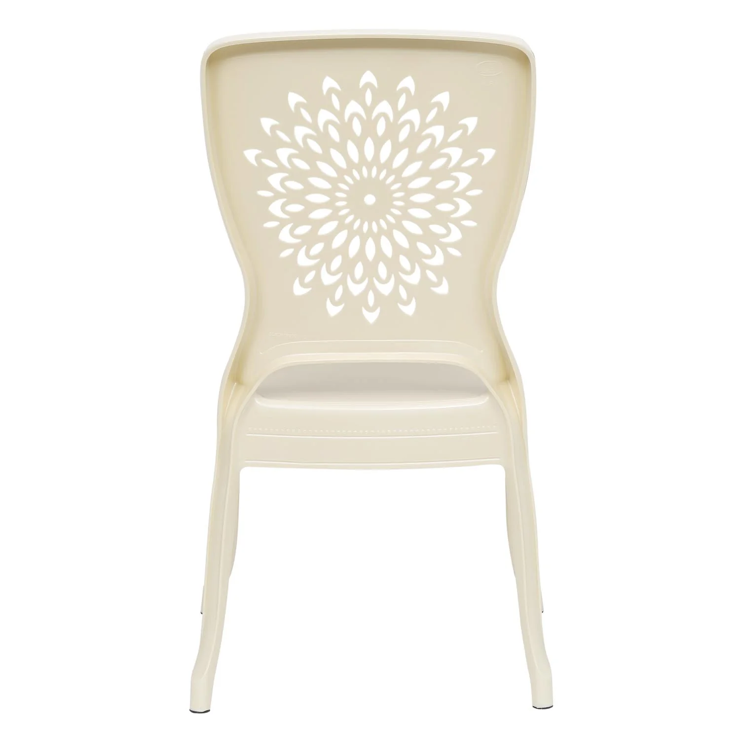 Nilkamal Aura Plastic Chair (Pearl White) - Image 6