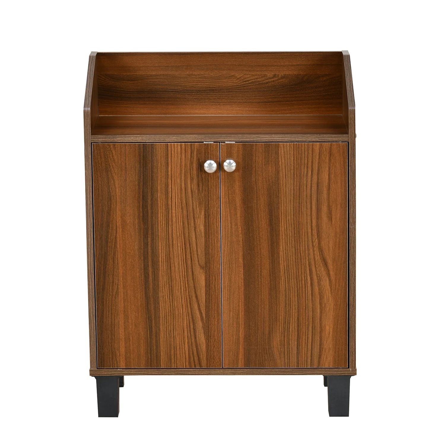 Nilkamal Aze Engineered Wood Shoe Cabinet (Classic Walnut) - Image 3