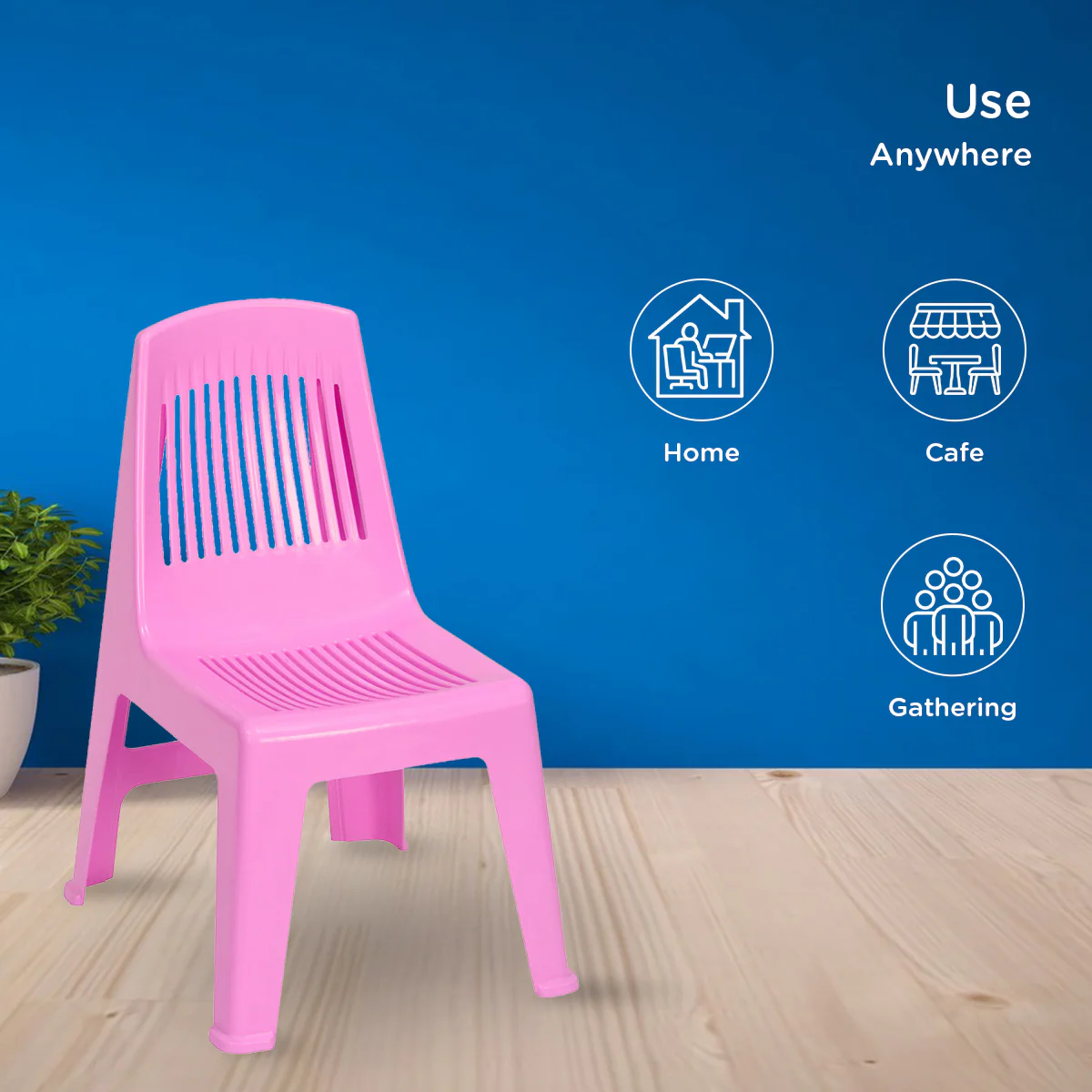 Nilkamal CHR5027 Plastic Baby Armless Chair - Image 4