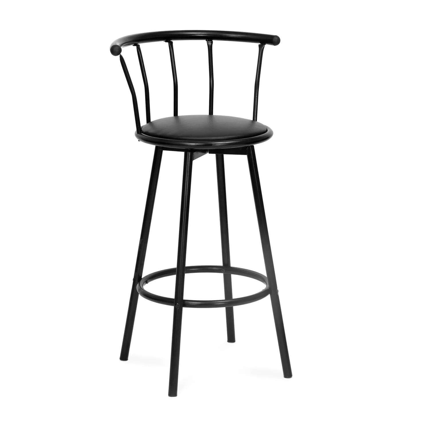 Nilkamal Bayern Rotating Seat Bar Stool (Black) - Image 2
