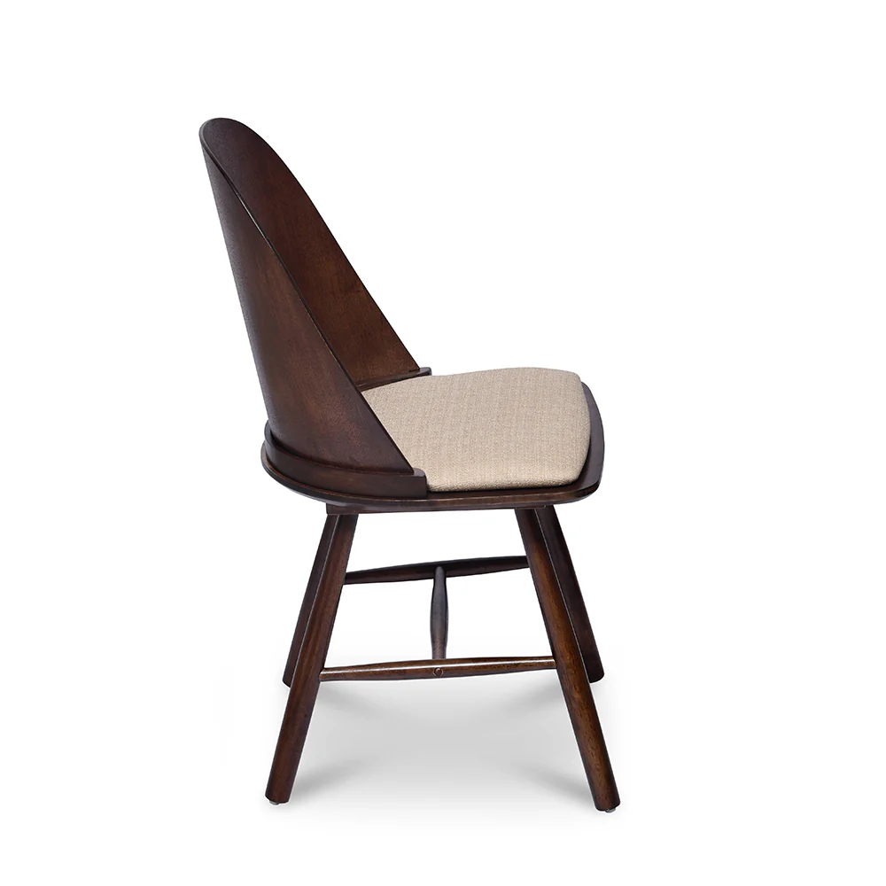 Nilkamal Bentley Dining Chair (Brown) - Image 4