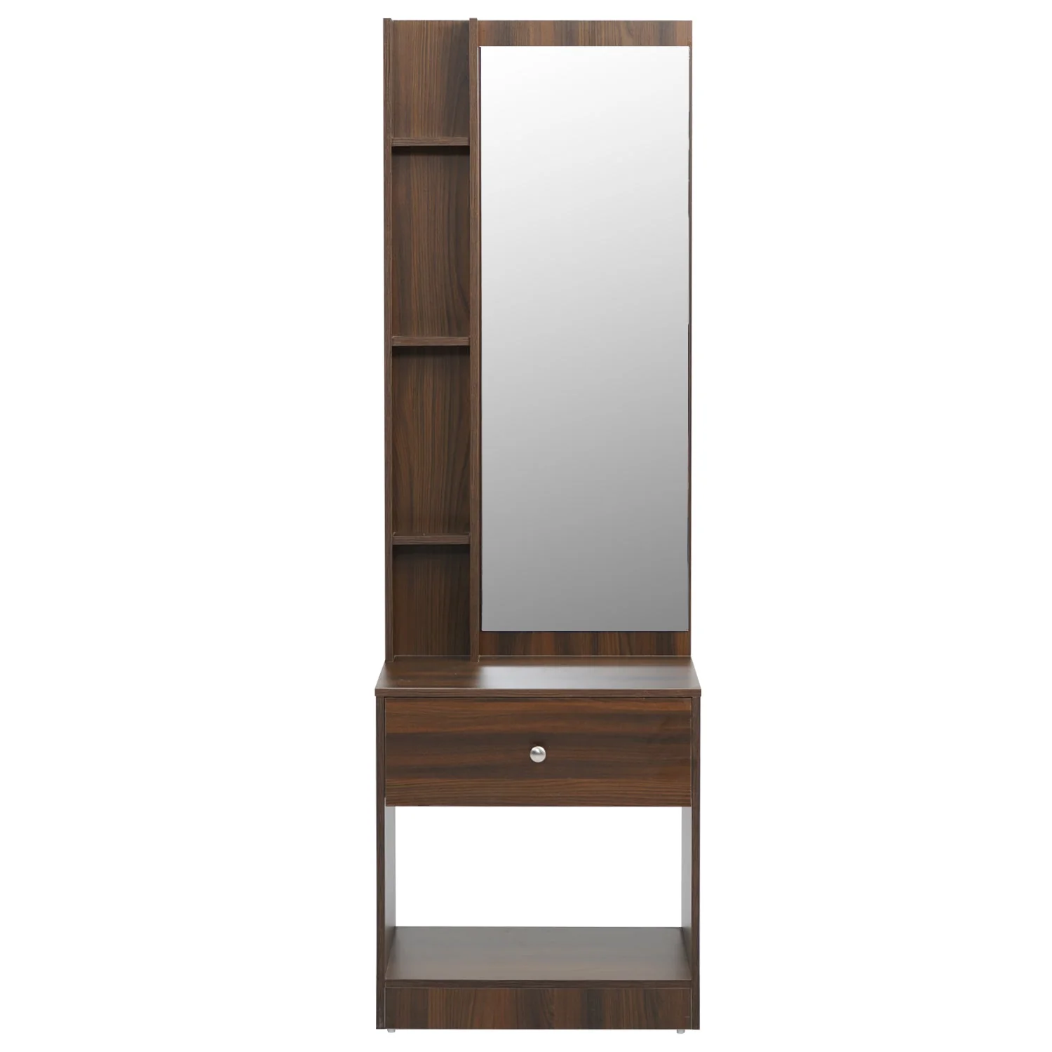 Nilkamal Bergen Dresser with Mirror (Classic Walnut) - Image 2