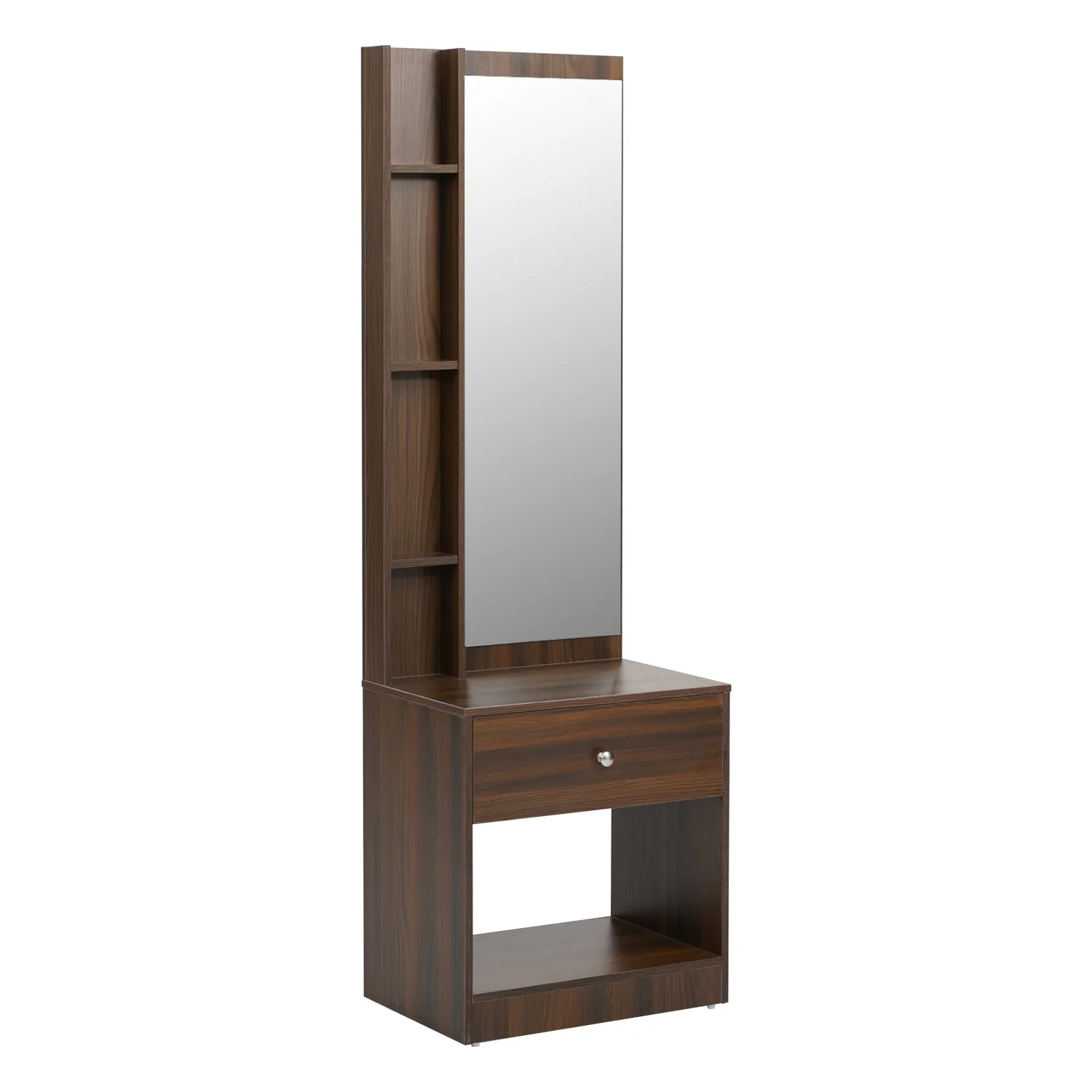 Nilkamal Bergen Dresser with Mirror (Classic Walnut) - Image 3