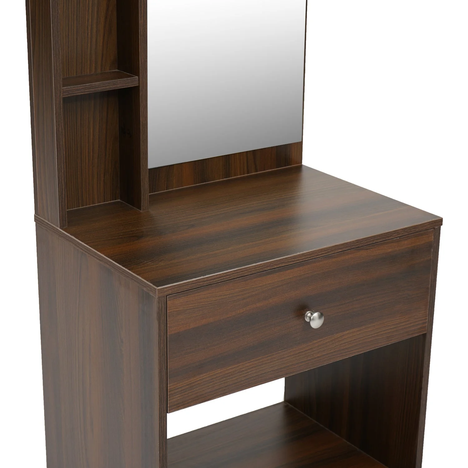 Nilkamal Bergen Dresser with Mirror (Classic Walnut) - Image 7