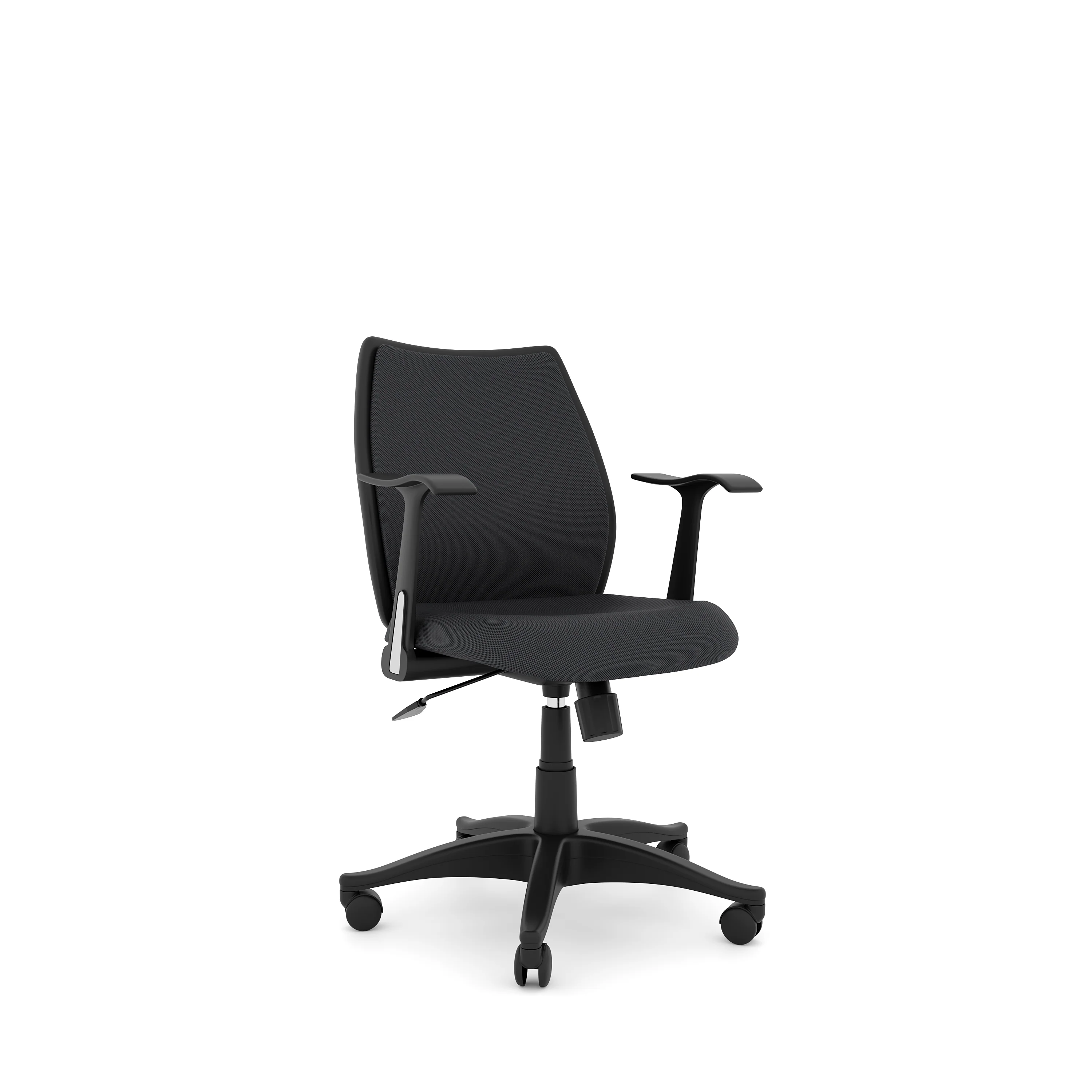 Nilkamal Blaze Mid Back Chair (Black) - Image 3