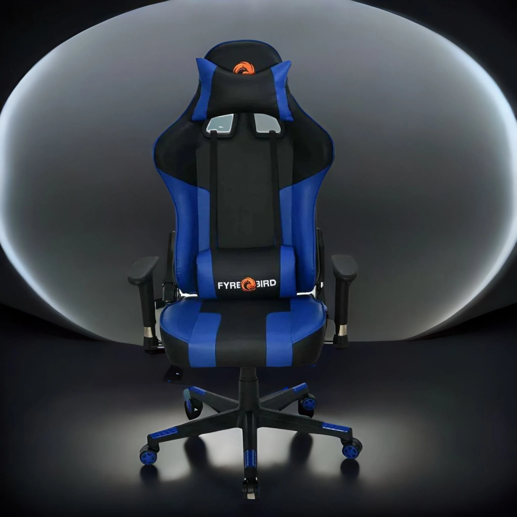 Nilkamal Fyrebird Bosco Gaming Chair (Black / Blue) - Image 3
