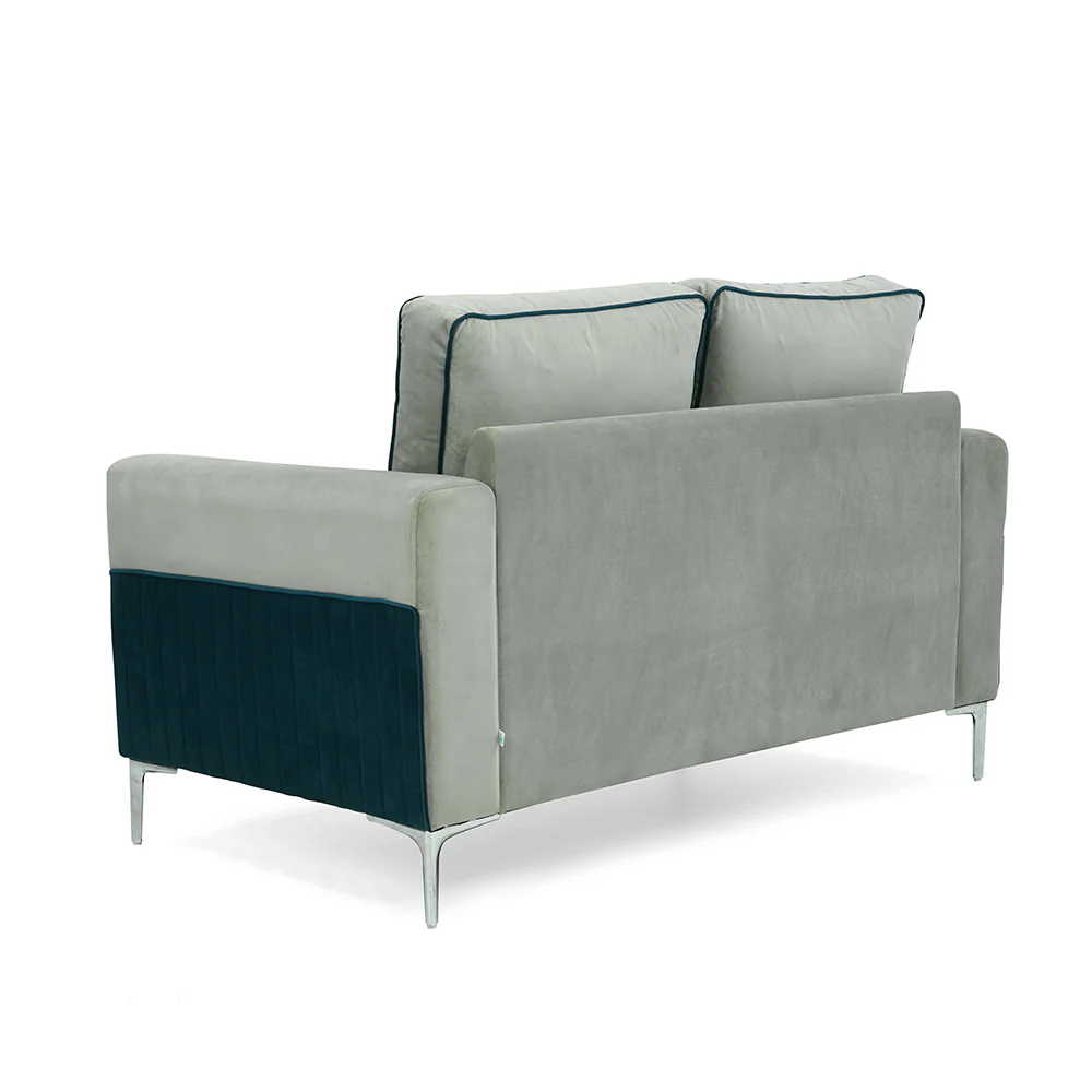 Nilkamal Boston 2 Seater Sofa (Grey & Blue) - Image 7