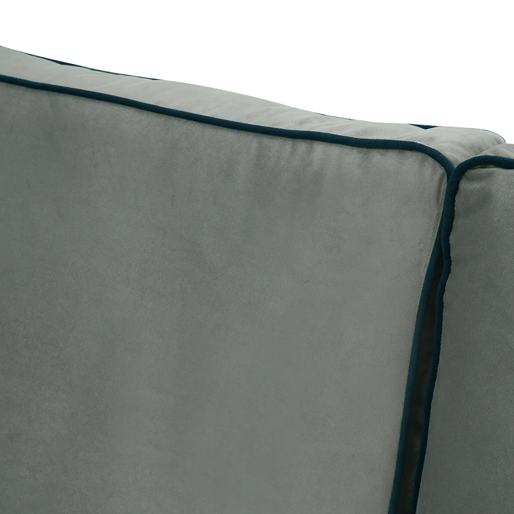 Nilkamal Boston 3 Seater Sofa (Grey & Blue) - Image 9