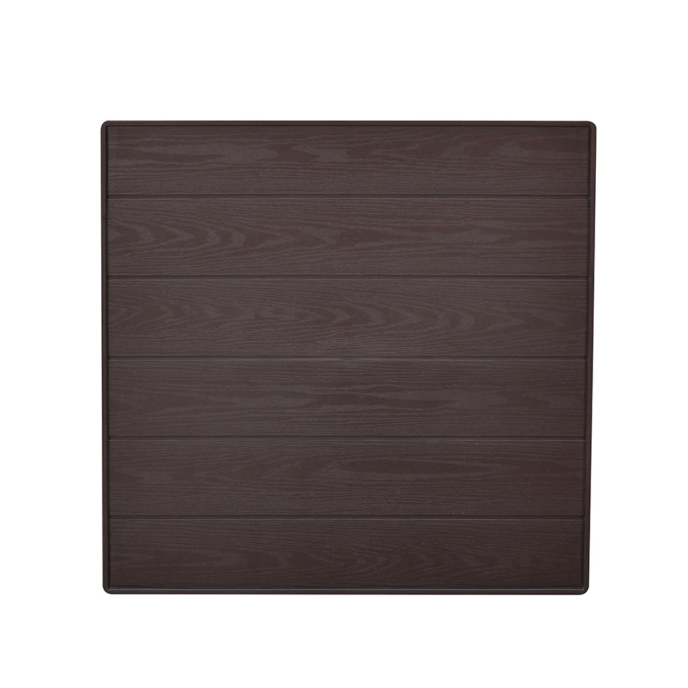 Nilkamal Breeze Centre Table with Glass (Weather Brown) - Image 7