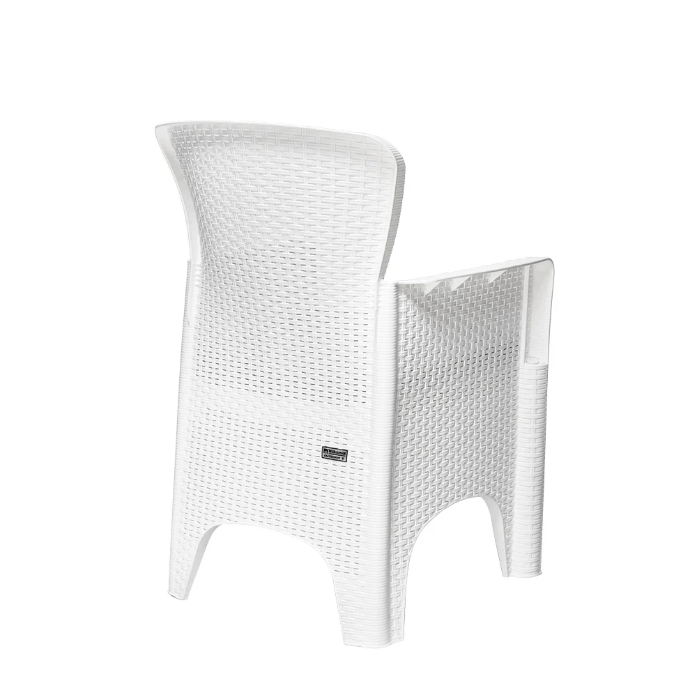 Nilkamal Breeze Outdoor Set of 1 Center Table with Glass and 2 Chairs with Cushion - Image 12