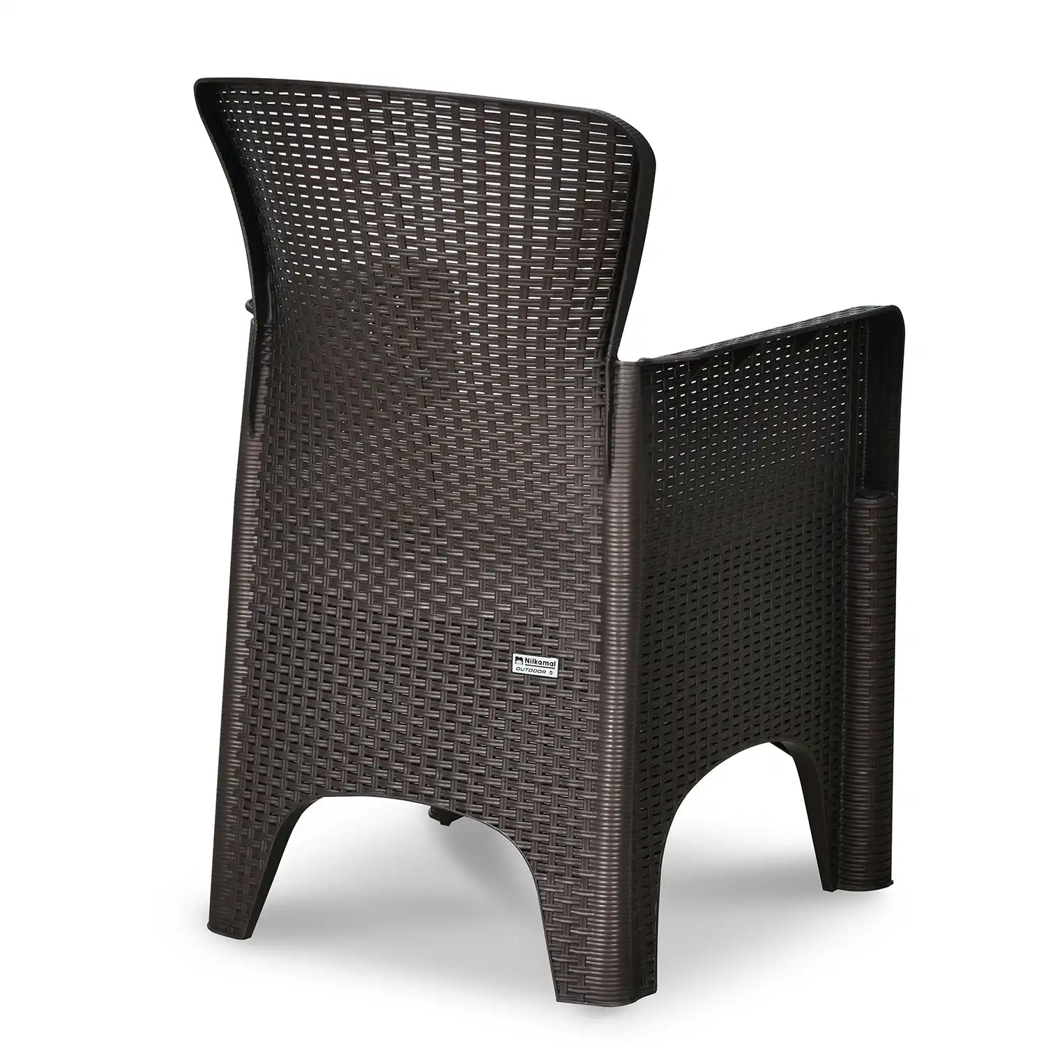 Nilkamal Breeze One Seater Plastic Sofa Chair with Cushion, Set of 2 - Image 8