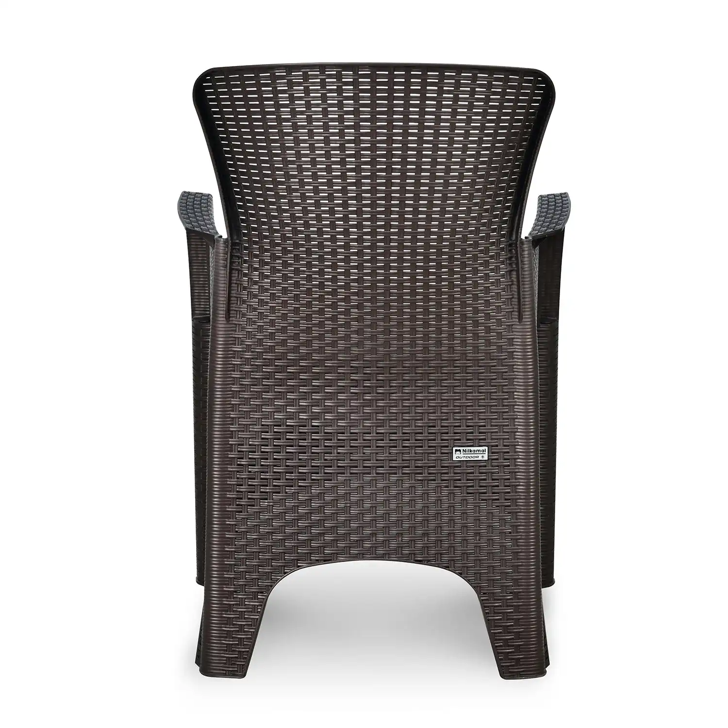Nilkamal Breeze One Seater Plastic Sofa Chair with Cushion, Set of 2 - Image 9