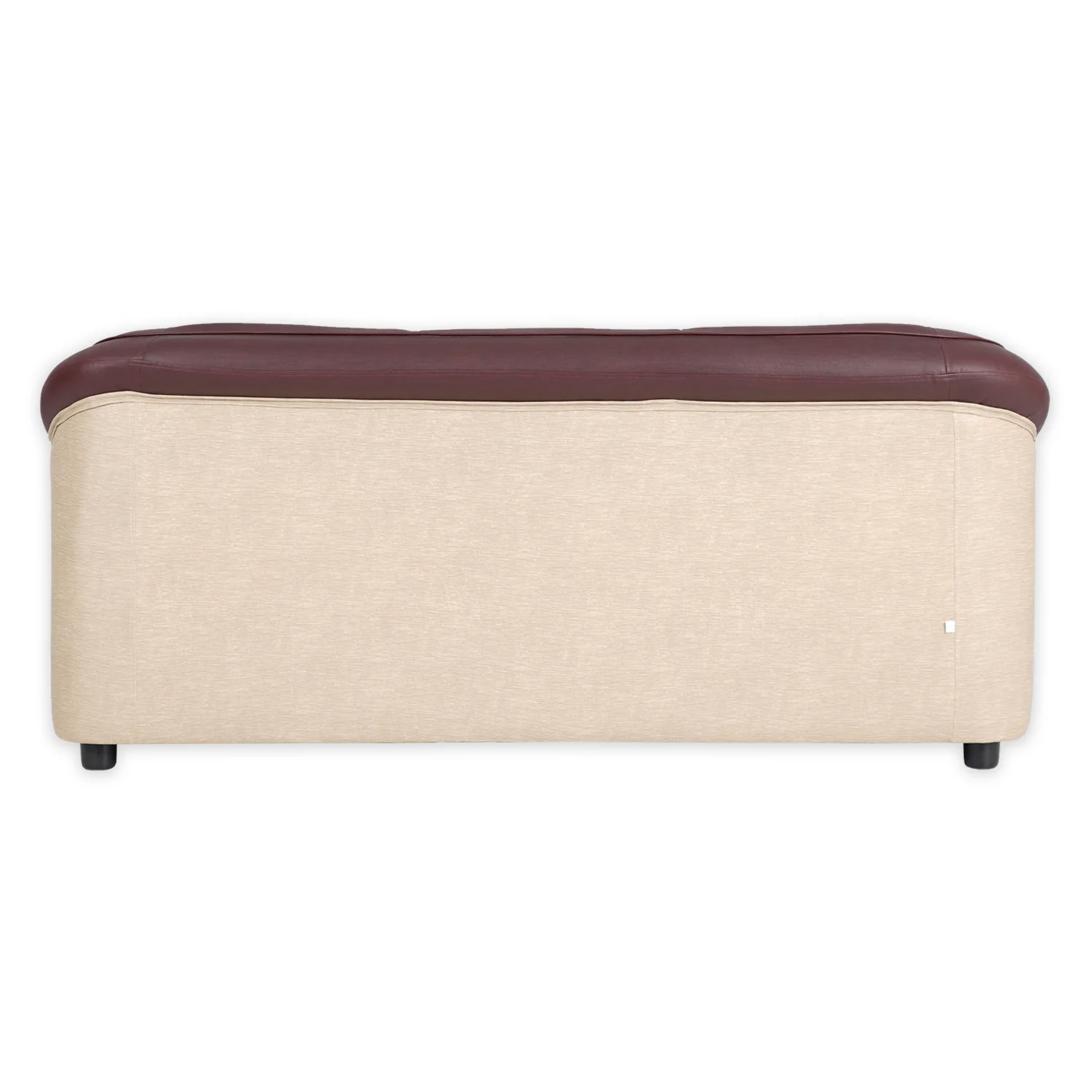 Nilkamal Bright 3 Seater Sofa (Maroon Beige) - Image 5