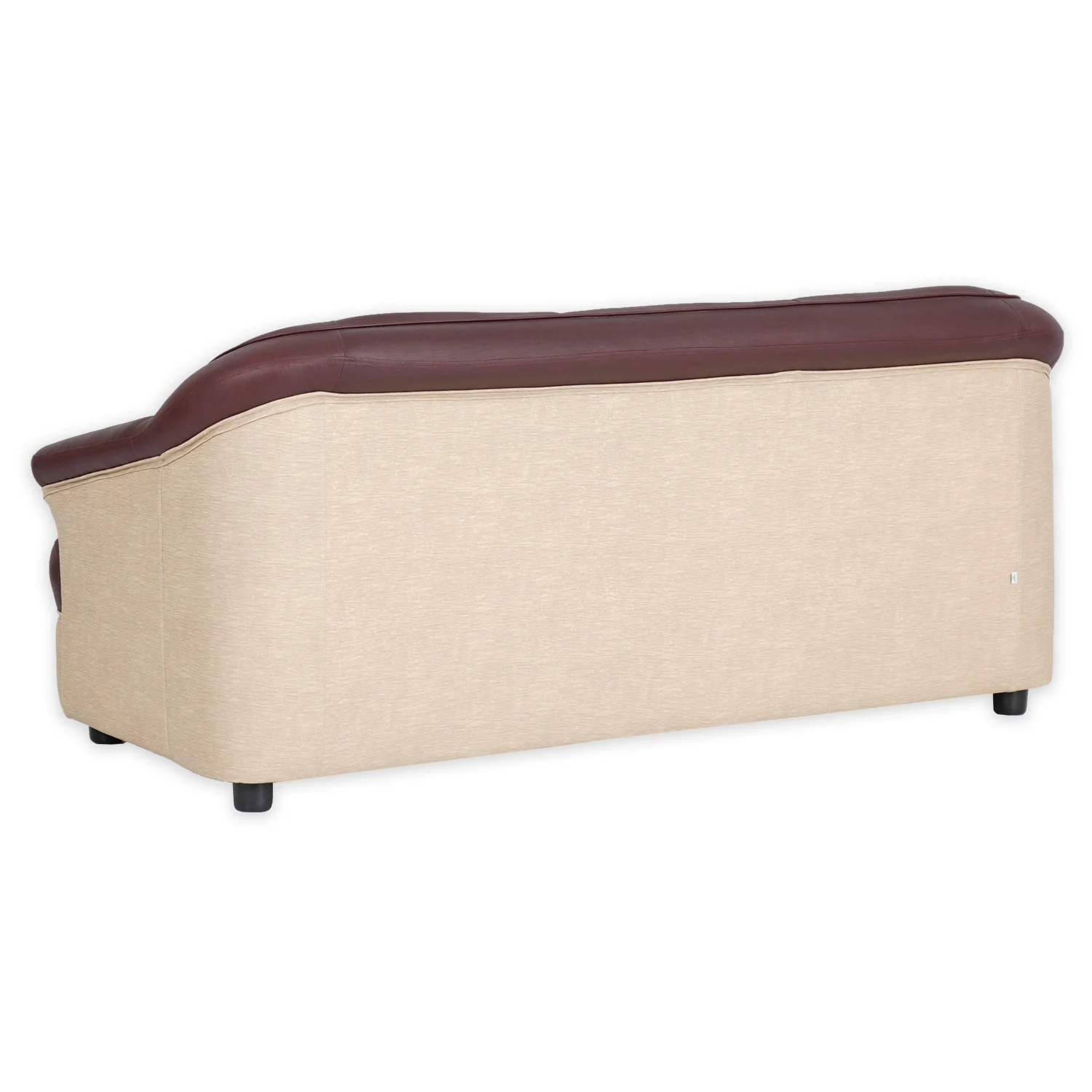 Nilkamal Bright 3 Seater Sofa (Maroon Beige) - Image 6