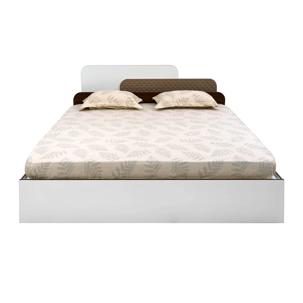 Nilkamal Bruce Queen Bed with Box Storage (Walnut & Cappuccino) - Image 12