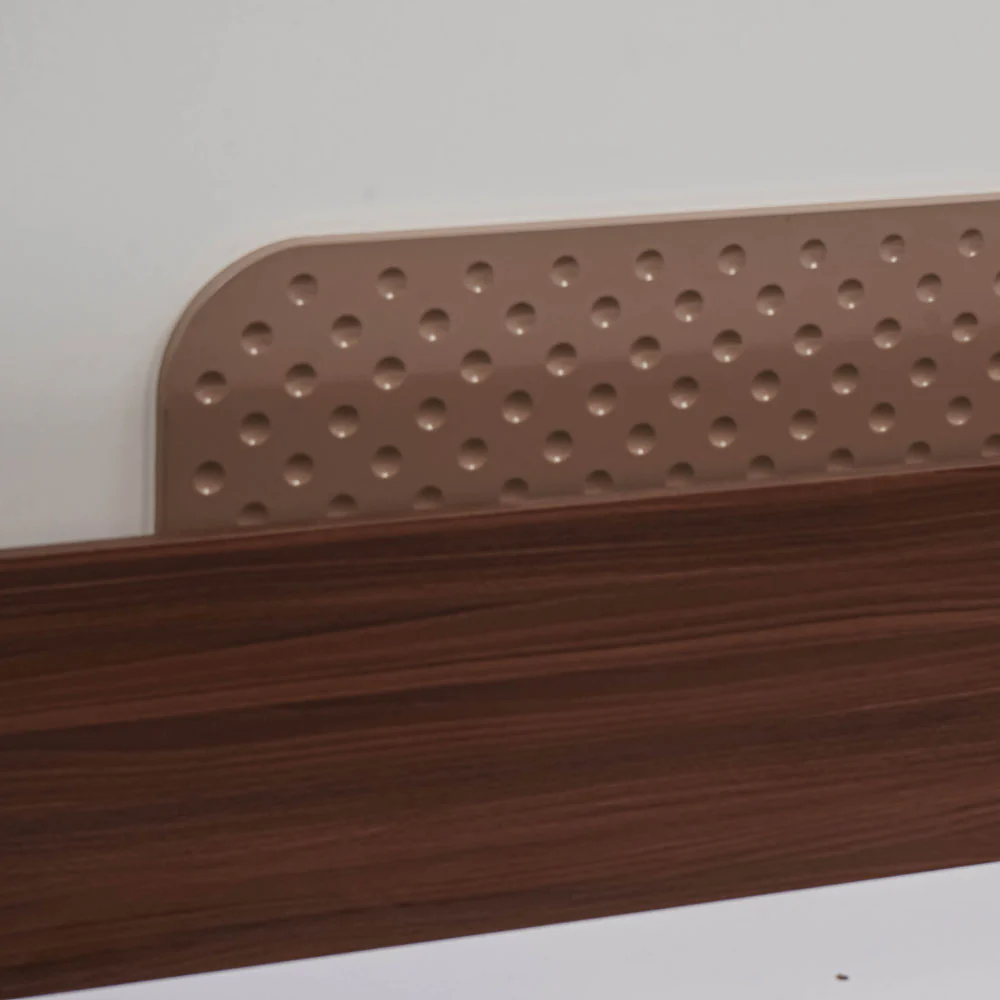 Nilkamal Bruce Queen Bed with Box Storage (Walnut & Cappuccino) - Image 13